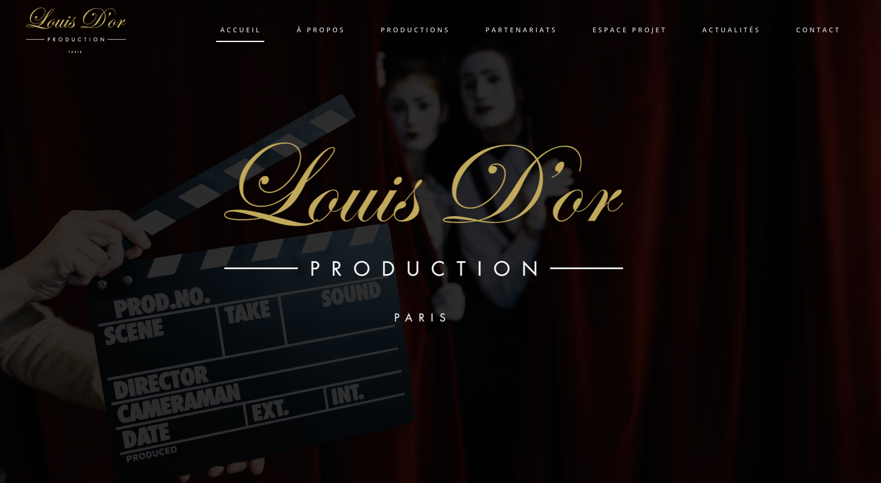 Louis d'Or Production - Site vitrine de producteur artistique